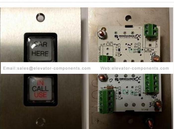 Elevator Waupaca Stainless Hall Station Assembly FUJILF Elevator Spare Parts