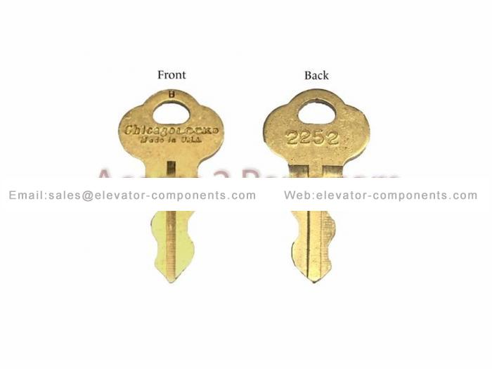 Elevator Chicago Key 2252 - Priced Individually FUJILF Elevator Spare Parts