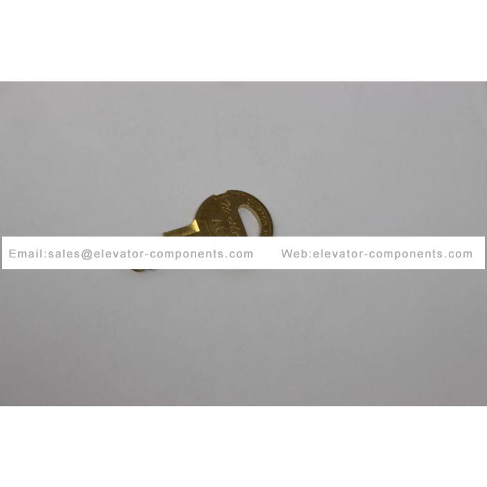 Elevator KEY FOR CYLINDER  40 CODE A02 KONE US48350002 FUJILF Elevator Spare Parts