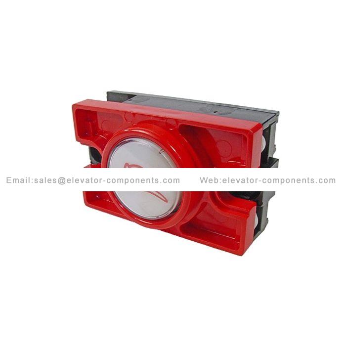 Elevator JEWEL ASSEMBLY RED FIRE HAT HORIZONTAL 161078 FUJILF Elevator Spare Parts