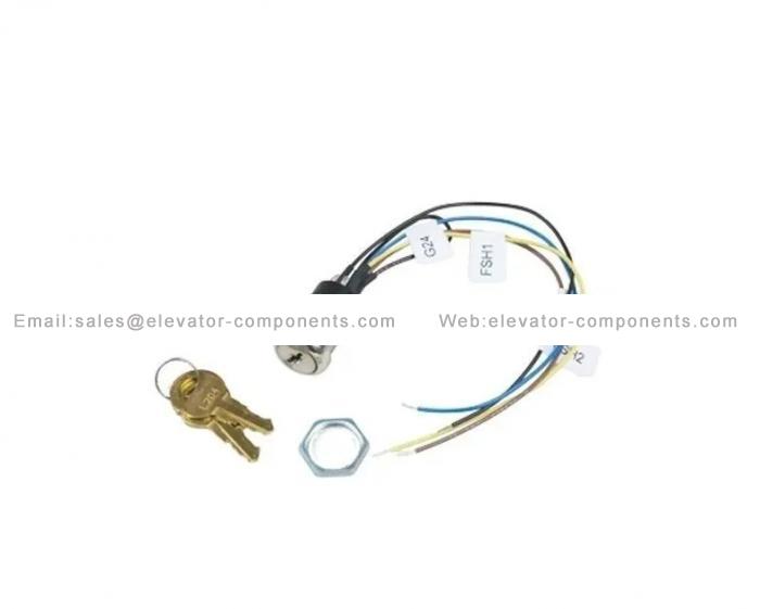 FUJILF HALL FIRE SERVICE KEYSWITCH ASSEMBLY ELEVATOR PARTS