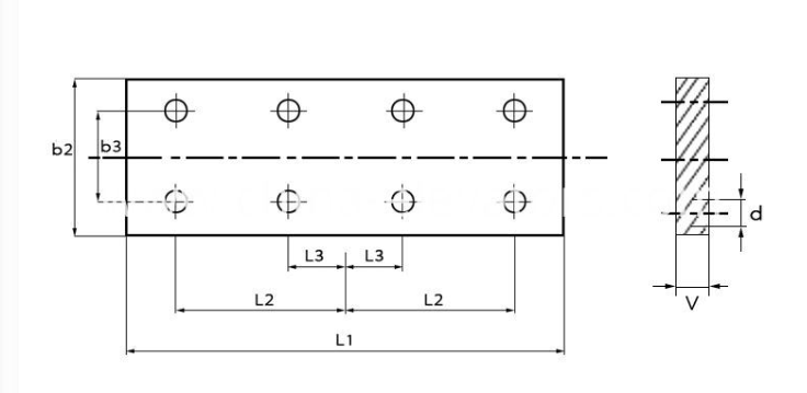 Elevator Rail Fishplate T50 T75 T78 T89 T90 T114 T127 5.png